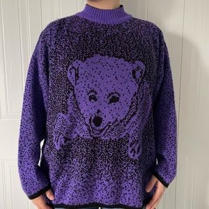 VINTAGE POLAR BEAR SWEATER